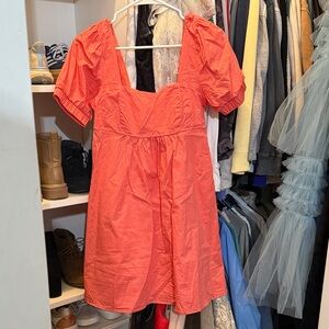 Wild Fable Vibrant peach dress